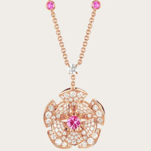 Bulgari Women Divas Dream Necklace in 18 Kt Rose Gold