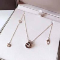 Bvlgari Women Necklace with 18 KT Rose Gold Chain (1)