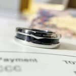 Bvlgari Women Save the Children One-band Sterling Silver Ring with Black Ceramic - immagine 7