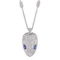 Bvlgari Women Serpenti Necklace in 18 KT White Gold (1)