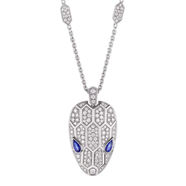 Bvlgari Women Serpenti Necklace in 18 KT White Gold (1)