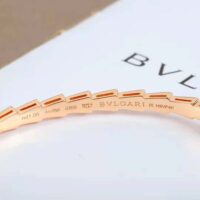 Bvlgari Women Serpenti Viper 18 KT Rose Gold Bracelet Set with Demi Pave Diamonds (1)