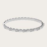 Bvlgari Women Serpenti Viper 18 KT White Gold Bracelet Set with Demi Pave Diamonds (1)