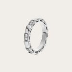 Bvlgari Damen Verwendung unkonventioneller Materialien Serpenti Viper Ring-Silber