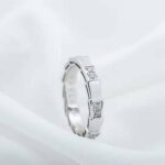 Bvlgari Women Use of Unconventional Materials Serpenti Viper Ring-Silver – Bild 3