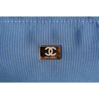 Chanel CC Women Bucket Bag Printed Denim Gold-Tone Metal Blue Multicolor (8)