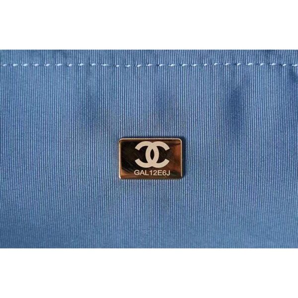 Chanel CC Women Bucket Bag Printed Denim Gold-Tone Metal Blue Multicolor (2)