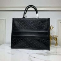 Dior Book Tote Black Dior Oblique Embossed Calfskin (1)