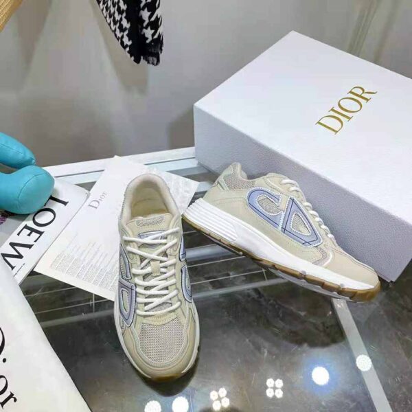 Dior Men B30 Sneaker Cream Mesh and Technical Fabric (7)