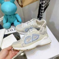 Dior Men B30 Sneaker Cream Mesh and Technical Fabric (1)