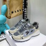 Dior Men B30 Sneaker Gray Mesh and White Technical Fabric - immagine 4