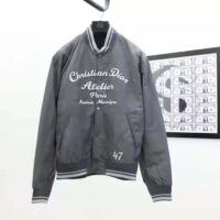 Dior Men Christian Dior Atelier Teddy Blouson Gray Technical Faille (1)