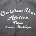 Dior Men Christian Dior Atelier Teddy Blouson Gray Technical Faille – Image 9