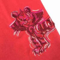 Dior Men Dior and Kenny Scharf T-shirt Relaxed Fit Red Cotton Jersey (1)