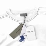 Dior Men Dior and Kenny Scharf T-shirt Relaxed Fit White Cotton Jersey – Bild 4