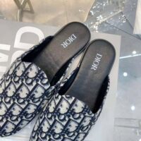 Dior Men Indior Mule Beige and Black Dior Oblique Jacquard (1)