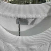 Dior Men Oblique T-shirt Relaxed Fit Off-White Terry Cotton Jacquard (1)