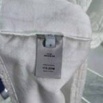 Dior Men Oblique T-shirt Relaxed Fit Off-White Terry Cotton Jacquard - Image 10