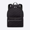 Dior Men Rider Backpack Black Dior Oblique Jacquard