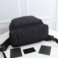 Dior Men Rider Backpack Black Dior Oblique Jacquard (1)