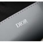 Dior Unisex A5 Pouch Gray CD Diamond Canvas Smooth Calfskin - Image 10
