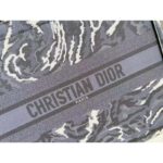 Dior Unisex CD Large Dior Book Tote Blue Dior Roses Embroidery - Imagen 8