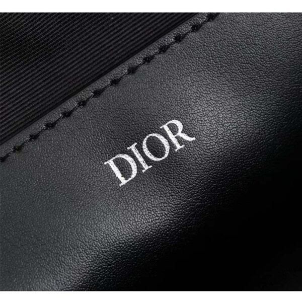 Dior Unisex CD Pouch Black CD Diamond Canvas DIOR Signature (10)