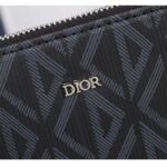 Dior Unisex CD Pouch Black CD Diamond Canvas DIOR Signature - Image 7