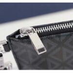 Dior Unisex CD Pouch Black CD Diamond Canvas DIOR Signature - Image 9