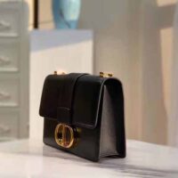 Dior Women 30 Montaigne Bag Des Vents Box Calfskin-black (1)