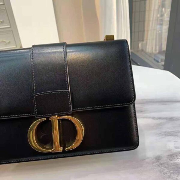 Dior Women 30 Montaigne Bag Des Vents Box Calfskin-black (8)