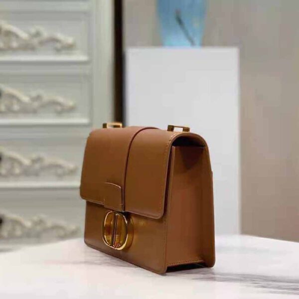 Dior Women 30 Montaigne Bag Des Vents Box Calfskin-brown (4)