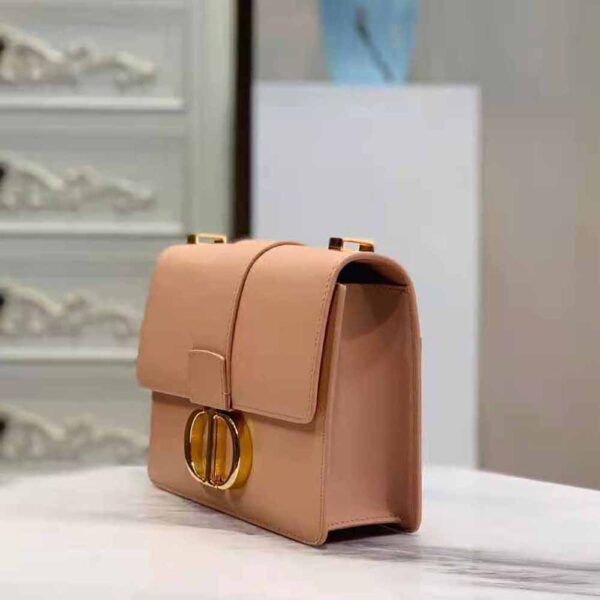 Dior Women 30 Montaigne Bag Des Vents Box Calfskin-pink (7)