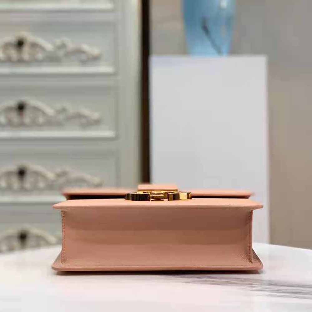 Dior Women 30 Montaigne Bag Des Vents Box Calfskin-Pink