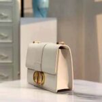 Dior Women 30 Montaigne Bag Des Vents Box Calfskin-White - Imagen 5