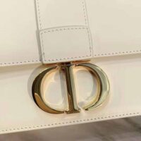 Dior Women 30 Montaigne Bag Des Vents Box Calfskin-white (1)