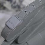 Dior Women 30 Montaigne Bag Ultramatte Grained Calfskin-Silver - Imagen 9