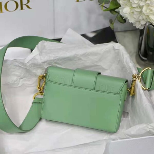 Dior Women 30 Montaigne Box Bag Mint Green Box Calfskin (5)