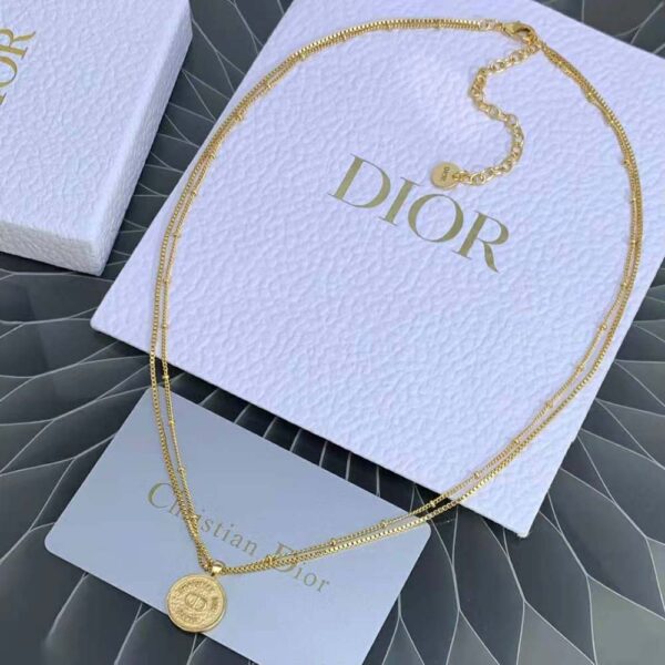 Dior Women 30 Montaigne Necklace Gold-Finish Metal (3)