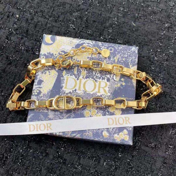 Dior Women 30 Montaigne Necklace Gold-Finish Metal (5)