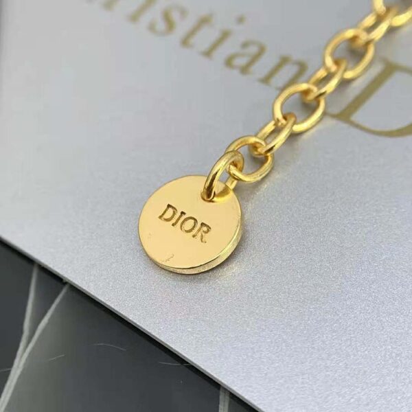 Dior Women 30 Montaigne Necklace Gold-Finish Metal (7)
