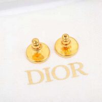 Dior Women 30 Montaigne Stud Earrings Gold-Finish Metal (1)