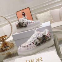 Dior Women Addict Sneaker White Calfskin and Technical Fabric (1)