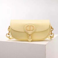 Dior Women Bobby East-West Bag Pale Yellow Box Calfskin (1)