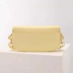 Dior Women Bobby East-West Bag Pale Yellow Box Calfskin - Image 4
