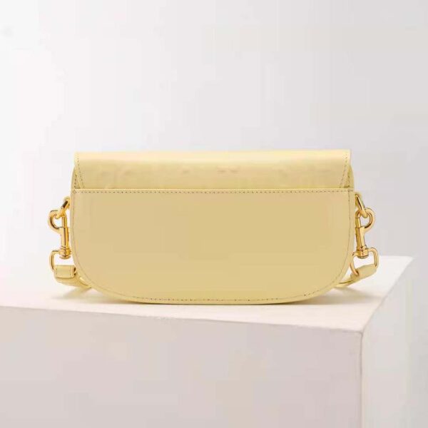 Dior Women Bobby East-West Bag Pale Yellow Box Calfskin (4)
