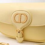 Dior Women Bobby East-West Bag Pale Yellow Box Calfskin - Image 6