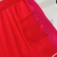 Dior Women Chez Moi Shorts Bright Pink and Pink Silk Twill (1)