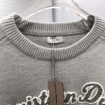 Dior Men Christian Dior Atelier Sweater Gray Wool Jersey - Imagen 5