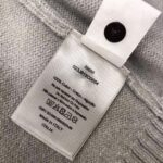 Dior Men Christian Dior Atelier Sweater Gray Wool Jersey - Imagen 9